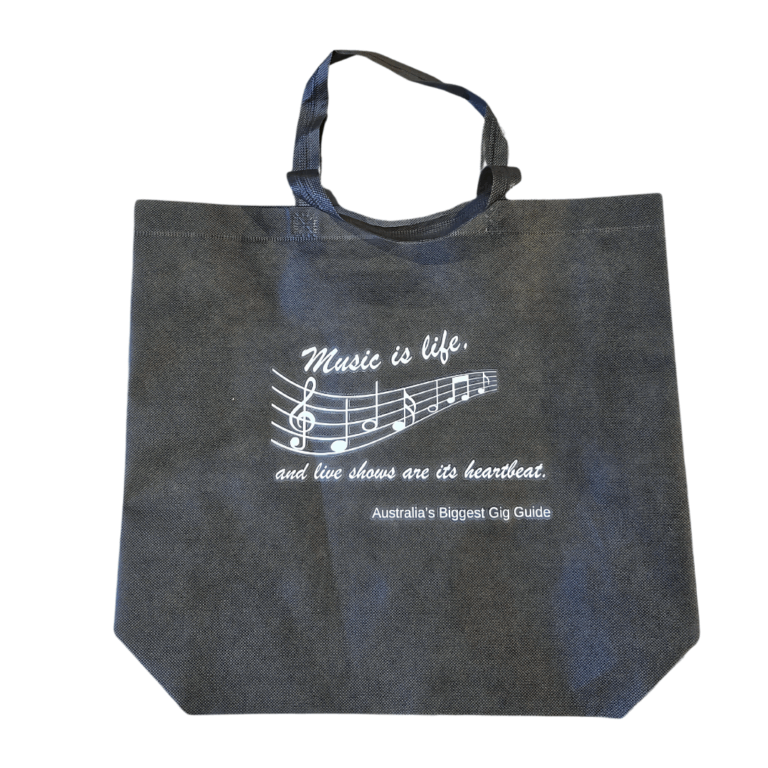 Music is life - Black Non-woven Tote - Shopping Bag