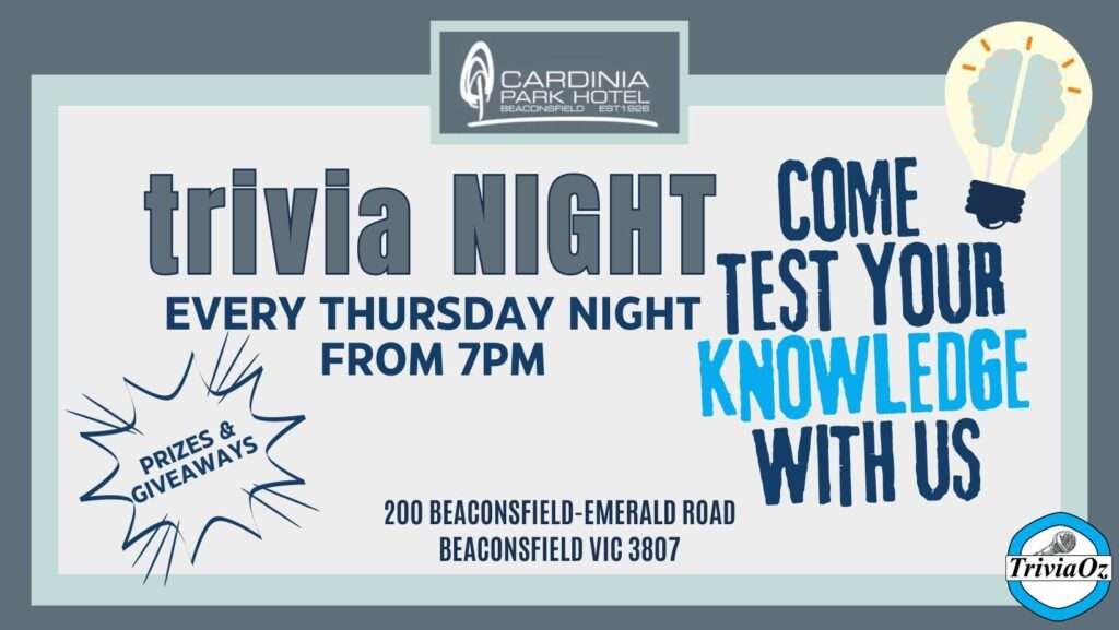 Thursday Trivia Night @ Cardinia Park Hotel