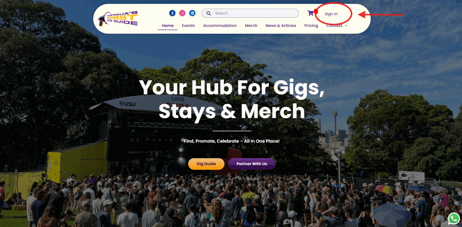 Prompt reminding users to sign in before continuing.