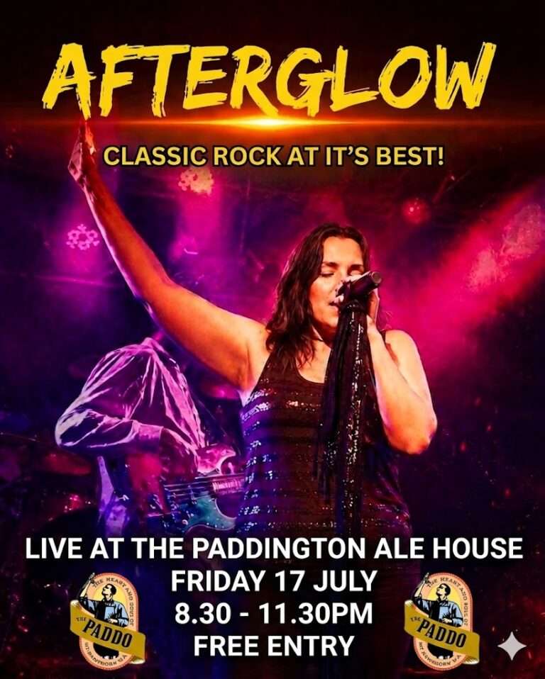 Afterglow Rock The Paddo!